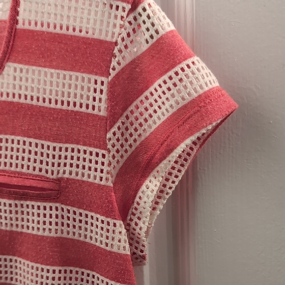 Converse Red and White Relaxed Short Sleeve Tee - Picture 3 of 7